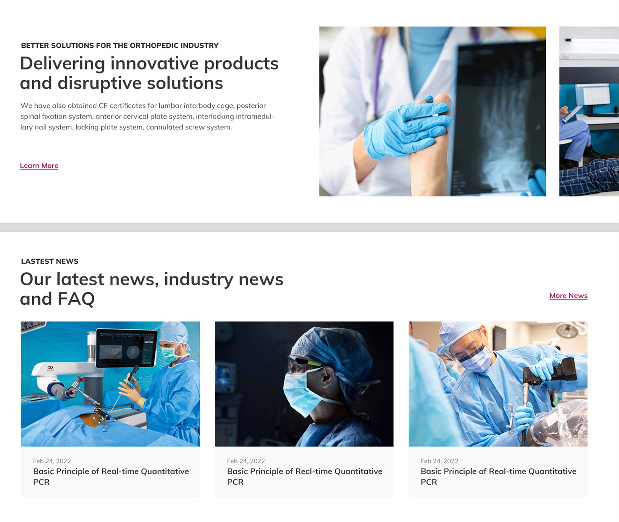 無錫倍達醫(yī)療科技有限公司網(wǎng)站案例